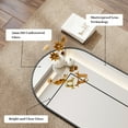 thumbnail image 3 of Lumora 30" x 17.2" Oval Bathroom Mirror Wall Mounted Mirror with Durable Frame , Black, 3 of 5