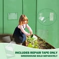 thumbnail image 3 of 4 PACK EAGLE PEAK Greenhouse Repair Tape 4”x10”, Heavy Duty Clear Waterproof & UV-Resistant Patch Kit, 3 of 8