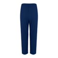 thumbnail image 5 of Stephy Women's New Thin Elastic Loose Large Size Korean Version of Everything Long Trousers Casual Trousers Haren, Black, L, 5 of 9