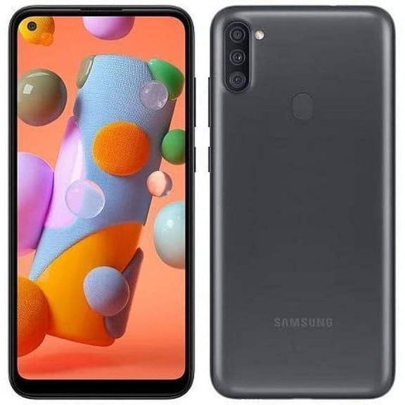 Restored Samsung Galaxy A11 6.4" 32GB Black 4G/LTE U.S. Cellular Sma115UZKAUSC 1.8GHz 8.0 MP (Refurbished)
