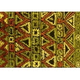thumbnail image 1 of Ahgly Company Machine Washable Indoor Rectangle Solid Yellow Modern Area Rugs, 6' x 9', 1 of 4