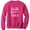 Pink, variant on Tstars - Faith Over Fear Christian Fashion Gifts Women Sweatshirt Large Navy