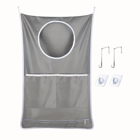 Wall Hanging Storage Bag, Door Hanging Organizer, Dirty Laundry Hamper for Bedroom Bathroom Living Room Space Saving Organizer