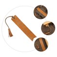 thumbnail image 4 of Leather Bookmark Leather Page Marker Blank DIY Bookmark Book Lovers Readers Writers Accessory, 4 of 9