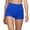 Blue, variant on Glitter Tummy Control Yoga Workout Shorts, Ribbed High Waist Butt Lifting Biker Shorts S-L