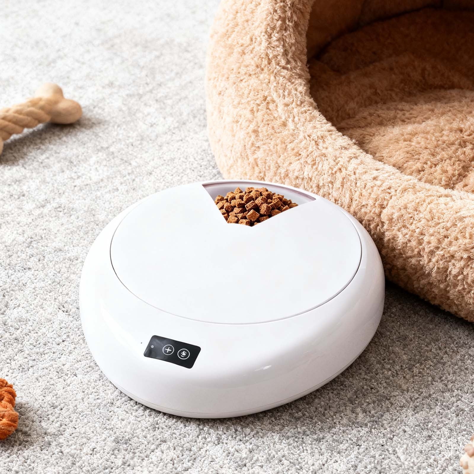 FEISHENTT Automatic Wet Feeder for Cats and Dogs - App Controlled with Saying Function Timer Fresh Technology for Wet Food for Cat Feeding Bowl Increased