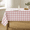 Pink and White, variant on Verolix Checkered Tablecloth 60 x 60 Inch Square, Pink White Gingham Table Cover, Waterproof Washable Wrinkle Resistant Polyester Fabric for Kitchen Dining Indoor Outdoor Use