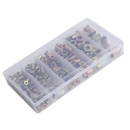 

Brrnoo 200Pcs Nut Set Rugged Rust Preservative Anti‑Oxidation Nuts For Electrical Industrial Products Screw Assortment Kit Nut Assortment Kit