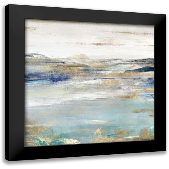 Isabelle Z 12x12 Black Modern Framed Museum Art Print Titled - Upon a Clear I