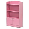thumbnail image 1 of Furinno KidKanac Bibliothèque avec 3 Étagères et Armoire de Rangement, Rose, 1 of 8