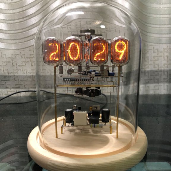 IN-12 Nixie Tube Clock Digital Tube Clock Punk Digital Tube LED Clock DIY Kit