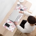 thumbnail image 3 of Long Mouse Pads for Desk,Pioneer Flower Floral Print Pattern Desk Mats on Top Of Desks, Desk Mouse Pad Extra Large with 3mm Non-Slip Base and Stitched Edge for Gaming,Office,Work,Home 31.5"x11.8", 3 of 6