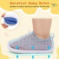thumbnail image 5 of JOINFREE Baby Knit Sock Shoes for Boys Girls First Walking Shoes Infant Barefoot Moisture Wicking Shoes, 5 of 9