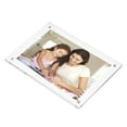 thumbnail image 6 of Uxcell 2.4" x 3.5" x 0.2" Acrylic Picture Frame Magnetic Photo Frames Display Double Sided, Clear, 6 of 6