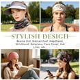 thumbnail image 7 of PHOGARY 5pcs Women's Slouchy Beanie Chemo Hat Stretch Cancer Head Wraps Sleep Head Scarf for Cancer Patient, 7 of 7