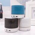 thumbnail image 5 of Tarjeta de audio de regalo Bluetooth Crack, teléfono móvil, computadora, pequeño cañón de acero, mini subwoofer inalámbrico, altavoz pequeño luminoso, 5 of 5