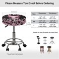 thumbnail image 6 of ZIATUBLE Axolotl Round Stool Cover Cushion Cherry Blossom Stool Covers Chair Slipcovers 2 Pcs Dustproof Seat Cover for Vanity Chair Anti Slip Stool Covers Cushion 13-15 Inch, 6 of 6