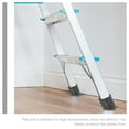 thumbnail image 2 of OULII DIY Projects 2Set Ladder Foot Cushion Rubber Ladder Feet Covers Non Slip 3.73X3.54X2.36In, 2 of 8