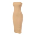 thumbnail image 3 of FashionMille Women's Casual Basic Slim Fit Sleeveless Tube Sexy Strapless Bodycon Midi Dress, 3 of 5