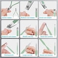 thumbnail image 5 of Manicure Set Personal Care, Nail Clipper Kit, Professional Nail Clipper Pedicure Set, Nail Tools with Luxurious Travel Case, Gifts for Men Women Family Friend, 31 Pieces (Green), 5 of 7
