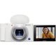 thumbnail image 2 of Cámara Digital Compacta Sony ZV-1 para Creadores de Contenido Vídeo 4K HDR con Pantalla Antiviento + Tarjeta de Memoria de 128GB + Estuche + Trípode + Paquete de Accesorios ZeeTech (Blanco), 2 of 4