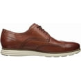 thumbnail image 6 of Cole Haan Grand Tour Wing Oxford Woodbury Leather/Ivory Lace Up Cutout Sneakers (Woodbury Leather/Ivory, 16), 6 of 13