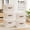 Beige, variant on Collapsible Storage Boxes with Lids, Washable Fabric Bins, 14.9x9.8x9.8 Inches, 3 Pack, Aqua Spring Organizational Containers