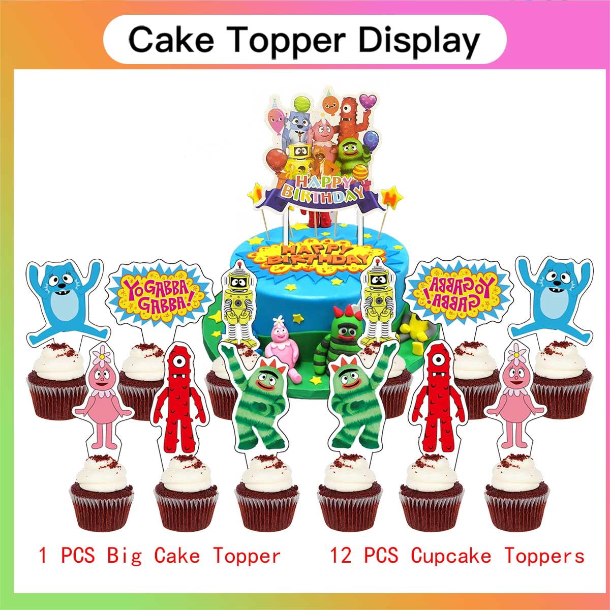 Birthday Cups Party Supplies Plates Decorations Cake Topper Decor