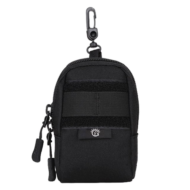 Greeniant Bolsa adjunta para exteriores, bolsa enganchable externa, bolso de nailon, camuflaje, teléfono móvil, cigarrillos, riñonera, accesorios Escalada Negro Greeniant OD024216-01