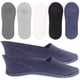 thumbnail image 1 of 5 pares de calcetines bajos sin algodón, invisibles y ocultos para hombre (negro, blanco, azul oscuro, gris claro y gris oscuro), 1 of 5
