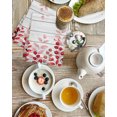 thumbnail image 4 of Red Eucalyptus Leaves Kitchen Dish Towels for Drying Dishes Set of 2, Summer Botanical Weeping Wooden Waffle Weave Microfiber Hand Tea Bathroom Towels Quick Dry & Absorbent Towel 15.7x23.6, 4 of 7