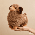 thumbnail image 3 of Chubby Plush Sheep Stuffed Animal9.1''Soft Comfort Lamb Doll Toy for Nursery Decor, Farm Theme Gift, 3 of 6