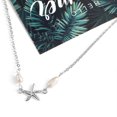 thumbnail image 4 of maskred Chevilles Réglables Perle Étoile de Mer Simple Style Pied Décoration Mode Plage Accessoires Bracelets pour les Filles Femmes Argent 1Set, 4 of 6