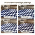 thumbnail image 7 of ODIKA 8'x10' Washable Area Rug Non-Shedding, Easy Care, Plaid Front Checkered Tartan Farmhouse Gingham Window Layering for King Size Bedroom Under Bed, Master Suite, 7 of 7