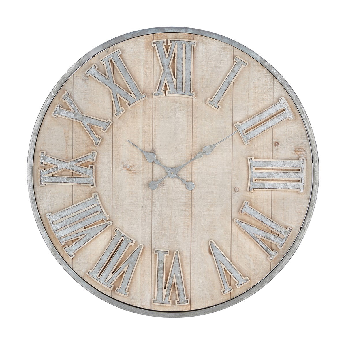Adelaide Galvanized Wall Clock