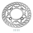 thumbnail image 2 of Metal Brake Caliper Disc Rotor Replacement for Pit PRO 125cc Pit Bike, Low Noise, Enhanced Safety & Comfort for Thumpstar Quad Bike ATV, with 4 Installation Bolts, 2 of 7