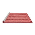 thumbnail image 2 of Ahgly Company Machine Washable Indoor Round Oriental Red Modern Area Rugs, 3' Round, 2 of 4