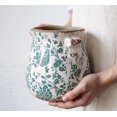 thumbnail image 6 of 6.68in. Tuscan Planter & Room and Home Decor, Decorative Vase, Indoor/Outdoor Ceramic Plant Pot, Drainage Hole, Dark Cyan, 6 of 7