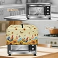 thumbnail image 3 of TSOVTHRID Microwave Oven Dust Cover Dust-Proof Heavy Duty Microwave Oven Cover with Handle Decor Accessories for Kitchen, Sunflower Rooster Chicken Butterfly Print, 18.25"W x 14.5"D x 11"H, S, 3 of 7