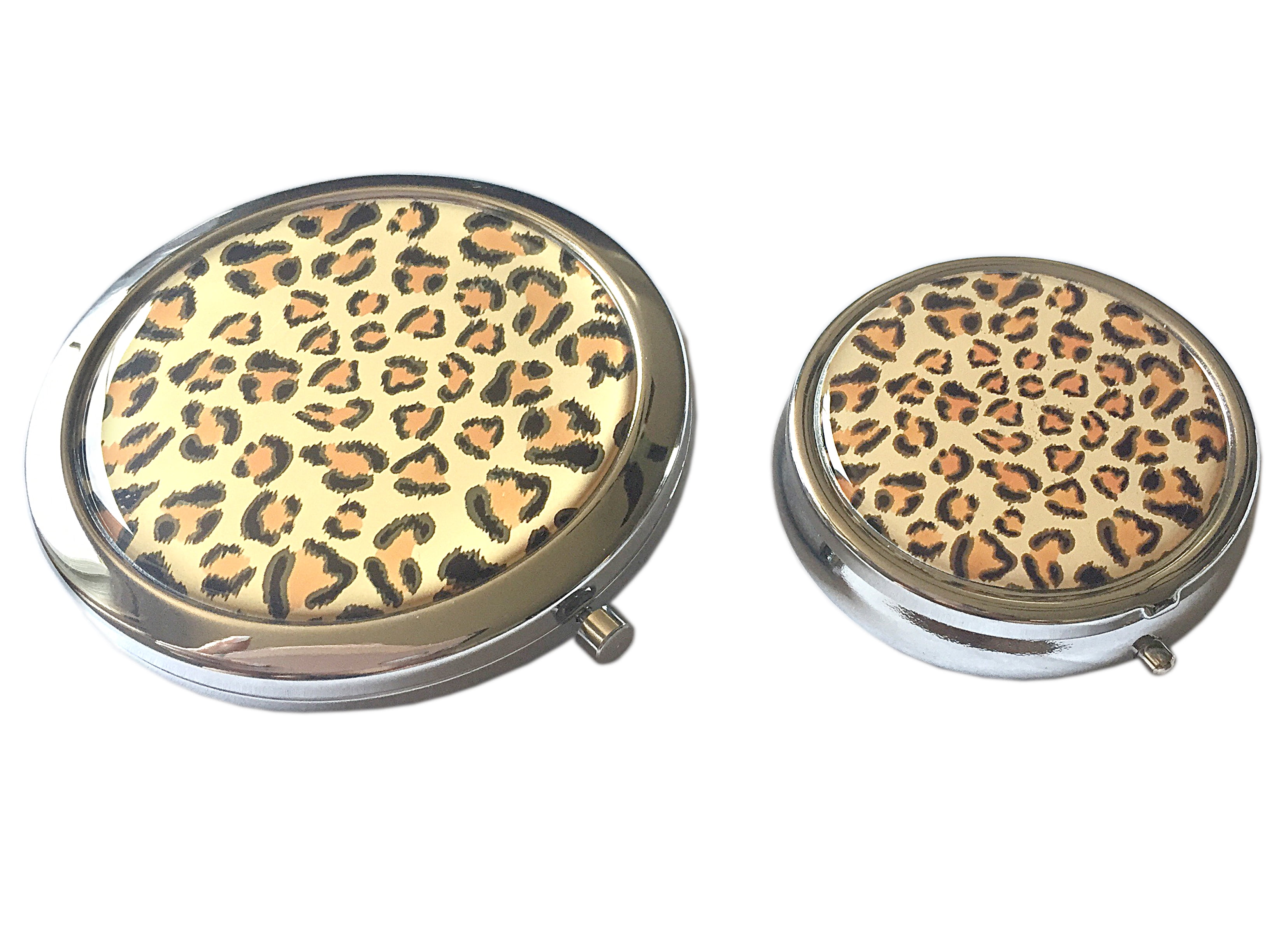 Leopard Print Fashionable Magnifying - Makeup Print Mirror Leopard Print Fashionable Magnifying - Makeup Print Mirror