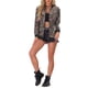 thumbnail image 2 of Chaquetas brillantes con lentejuelas INSPIRE CHIC para mujeres, chaqueta bomber con cremallera de manga larga para fiestas L Multicolor, 2 of 4