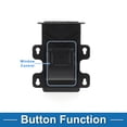 thumbnail image 3 of Interruptor de ventana eléctrica Unique Bargains para el lado del pasajero para Honda Fit Element Negro, 3 of 7