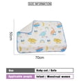 thumbnail image 2 of Cambiador de pañales impermeable, lavable, reutilizable, a prueba de fugas, portátil, para viajes, 2 of 7