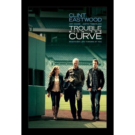 TROUBLE WITH THE CURVE - 11x17 Framed Movie Poster