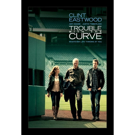 TROUBLE WITH THE CURVE - 11x17 Framed Movie Poster