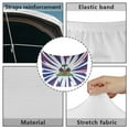 thumbnail image 6 of Uorisanigo Car Hood Cover Washable Haitian Logo Auto Hood Cover Portable Car Bonnet Banner for Cars Hoods Decoration and Protection Covers, Easy to Install, 6 of 7