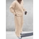 thumbnail image 5 of Conjunto Casual de Dos Piezas PRETTYGARDEN Cuello en V Beige M, 5 of 6