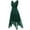 Army Green, variant on IROINNID Women's A-Line Dress Lace Color Block Draped Patchwork Cute Party Evening Formal Dress V-Neck Empire Waist Dress