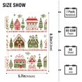 thumbnail image 2 of FORMRS 1-Subject Spiral Notebook 8" x 5" College Ruled 60 Refillable Sheet A5 Hard Cover, 2 Pack, Red Christmas House, 2 of 7