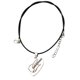 thumbnail image 2 of Guitar Pick Necklace Black PU Leather Cord Music Lovers Necklace 52x3.2x1.8cm Gift Fashion Accessory 1Set, 2 of 5